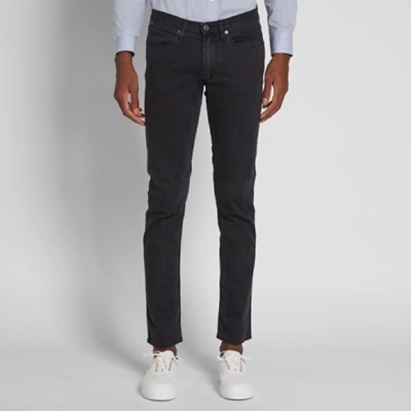 Acne Studios Max Cash Black Straight Leg Jeans - Picture 2 of 9